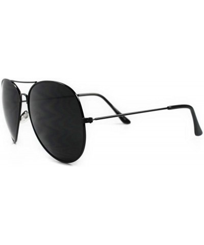 Top Gun Inspired s Air Force Mens Womens Sunglasses - Black / Black - C218ECD2ODG $7.26 Aviator