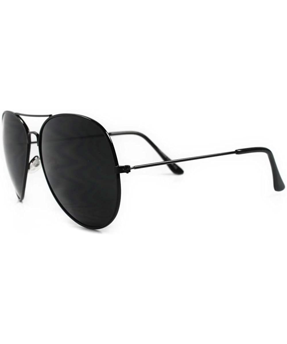 Top Gun Inspired s Air Force Mens Womens Sunglasses - Black / Black - C218ECD2ODG $7.26 Aviator