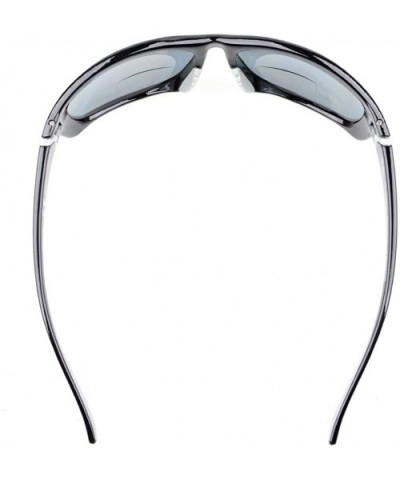 Mens Womens Sports Bifocal Sunglasses Running Fishing Outdoor Readingglasses - Shiny Black - C8180A059Y8 $20.01 Sport