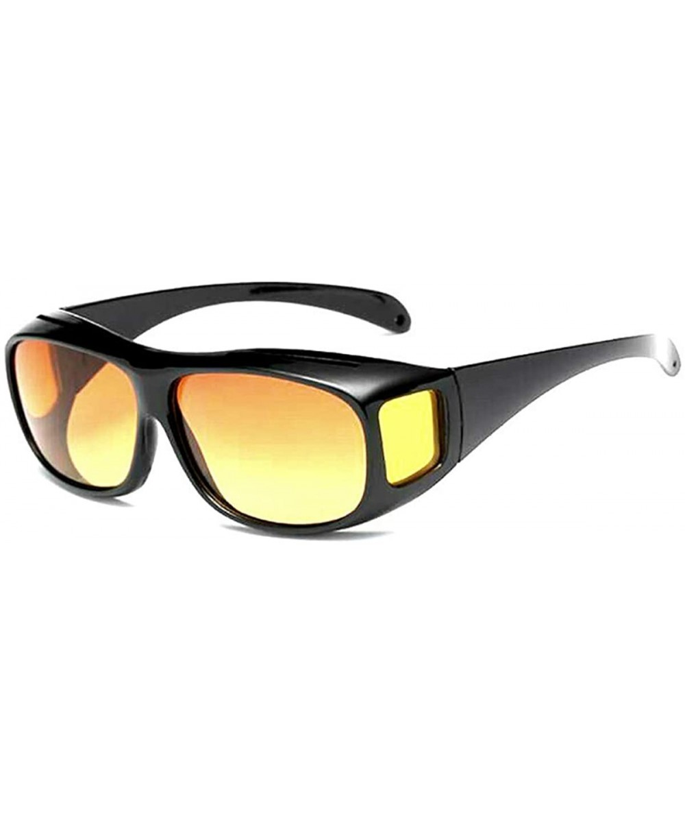 Polarized Sports Sunglasses Night Driving Glasses for Women Men UV Protection - CN199N6KHSY $6.89 Oval