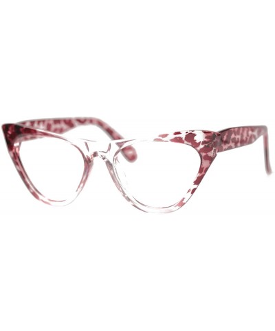 Womens Leopard Pattern Cat Eye Reading Glasses Quality Eye Glass Frame - Red Leopard - CL18IG38WOS $6.97 Cat Eye