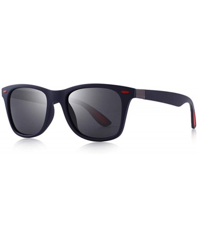 Classic Retro Rivet Polarized Sunglasses - C01 Black - CI18HLEHHK2 $13.90 Goggle
