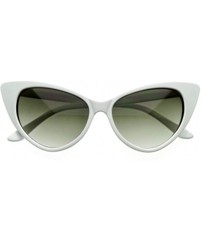 Cateye High Pointed Eyeglasses or Sunglasses - Glamour White - CB18LZ7EUHG $7.61 Cat Eye