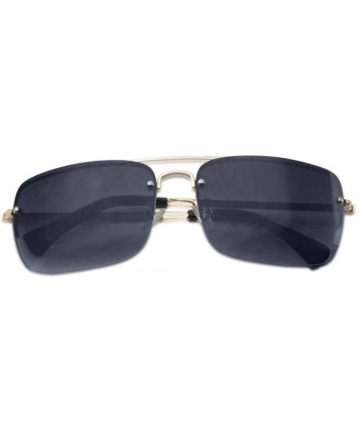 Gradient Readers Strength Sunglasses Gunmetal - Gold Frame - Black Gradient - CH18U359IHT $15.21 Rectangular