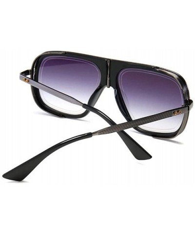 Oversized Big Box Sunglasses for Men And Women Sunglasses Brand Luxury Metal Legs UV400 - C5 Gold Gray - C3198KIW8QR $10.95 S...