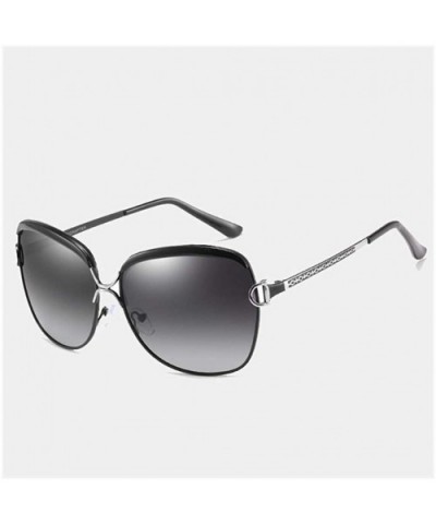 Oversized Polarized Sunglasses for Women and Men Driving Goggle UV400 - C3 Black Gray - C8198KKW70Y $9.12 Oversized