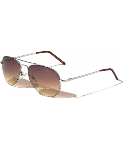 Classic Aviator Oceanic Color Sunglasses - Light Brown - C41975RGUQ4 $8.96 Aviator