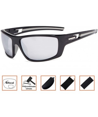 Bifocal Sunglasses For Sports TR90 Frame Outdoor SUNSHINE READERS - Silver-mirror - CA18NQZN0CO $5.41 Sport