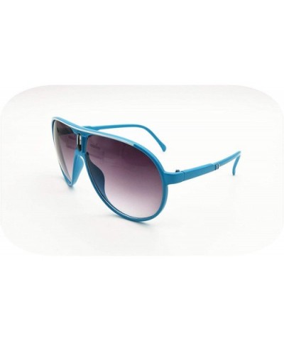 New Fashion Men Women Sunglasses Unisex Retro Outdoor Sport Ultralight Glasses UV400 - Cyan - CE199CM4CSZ $33.89 Square