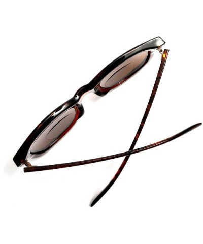 Bifocal Reader Sunglasses Marlene Dietrich Reading Glasses Under the Sun - Brown - CS189AO2SLM $24.14 Wayfarer