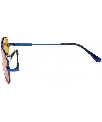 Anti Blue Light Glasses for Kids Computer Eyeglasses Pilot Style Memory Frame - Blue-s - C918I0MODL0 $23.95 Aviator