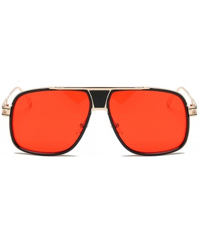 Women Men Fashion Quadrate Metal Frame Brand Classic Summer Sunglasses - G - CU189L6A5GR $8.04 Goggle