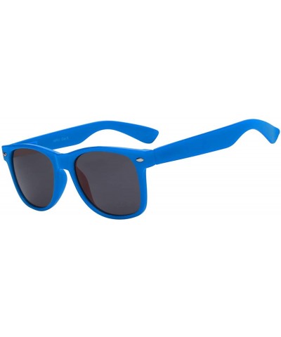 80's Style Classic Vintage Sunglasses Colored Frame Uv Protection for Mens or Womens - 1 Smoke Lens Blue - CV11QVO8PDF $6.73 ...