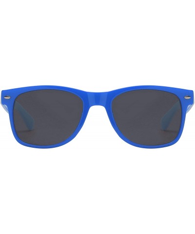 80's Style Classic Vintage Sunglasses Colored Frame Uv Protection for Mens or Womens - 1 Smoke Lens Blue - CV11QVO8PDF $6.73 ...