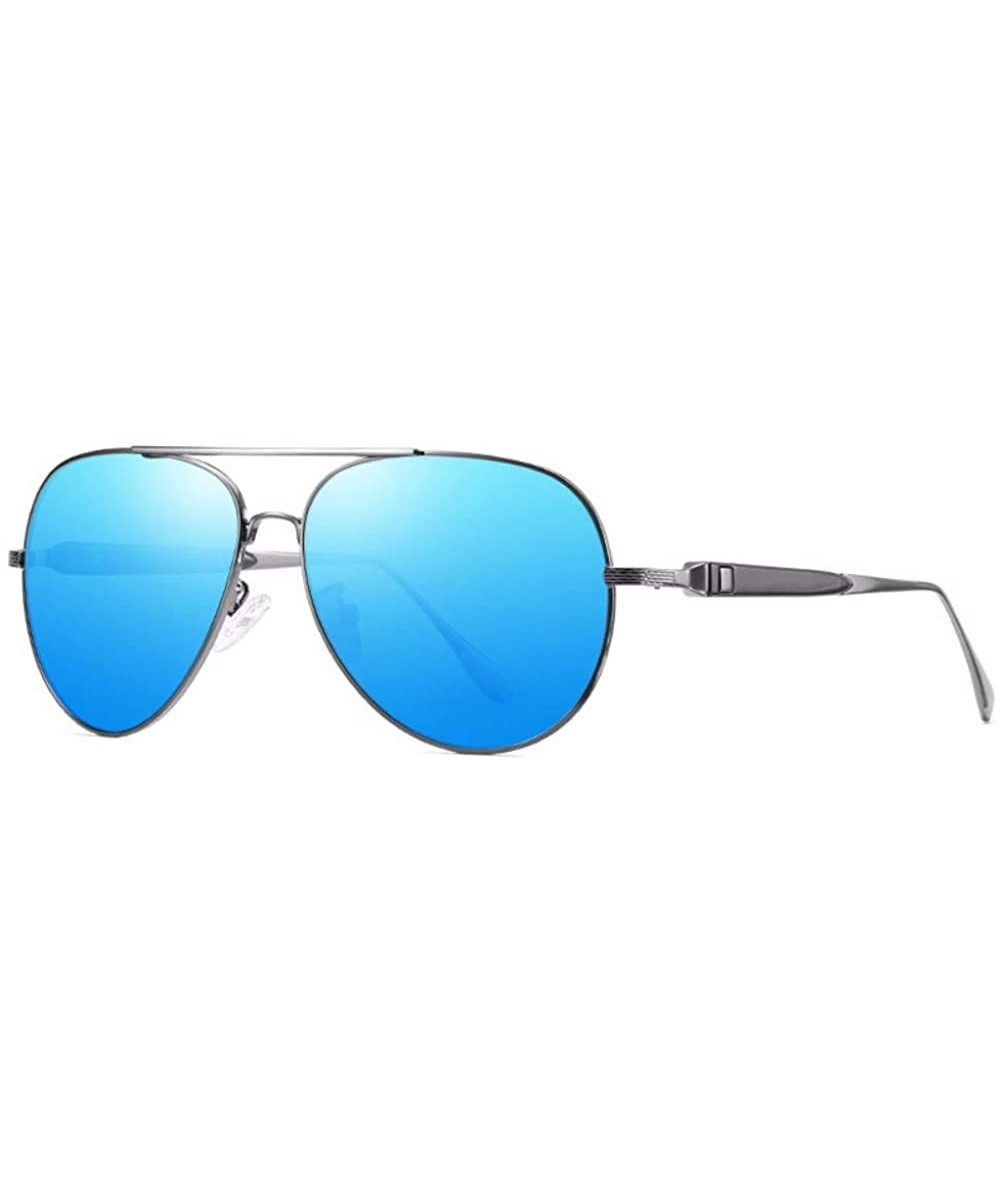 Men's Polarized Sunglasses Drive Fishing Eyeglasses for Retro Cycling - E - CW18Q0K2D34 $31.07 Aviator