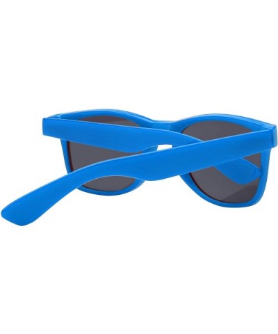 80's Style Classic Vintage Sunglasses Colored Frame Uv Protection for Mens or Womens - 1 Smoke Lens Blue - CV11QVO8PDF $6.73 ...