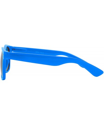 80's Style Classic Vintage Sunglasses Colored Frame Uv Protection for Mens or Womens - 1 Smoke Lens Blue - CV11QVO8PDF $6.73 ...