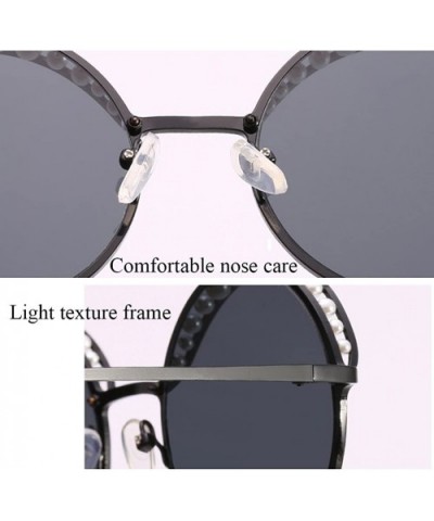 Classic Round Sunglasses Sports Eyewear for Ladies UV400 Protection - Blue - CA18DMO94HR $16.64 Sport