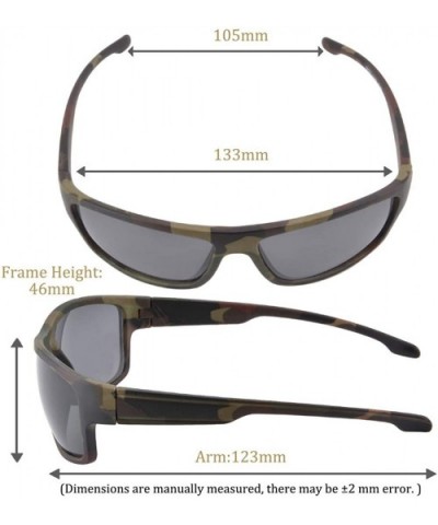 Colorful Full Frame Sport Sunglasses and Fishing Driving Eyewears 2 Glasses Set for Men/Women-SH201 - Set 2 - C3193QH3M7Y $8....