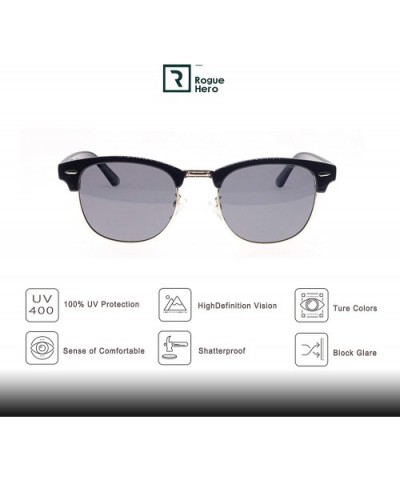 Semi Rimless Polarized Sunglasses Women UV Protection Men Retro Brand Sun Glasses - Retro Leopard / Brown - CZ18XXKQQDG $8.11...