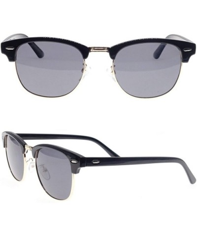 Semi Rimless Polarized Sunglasses Women UV Protection Men Retro Brand Sun Glasses - Retro Leopard / Brown - CZ18XXKQQDG $8.11...