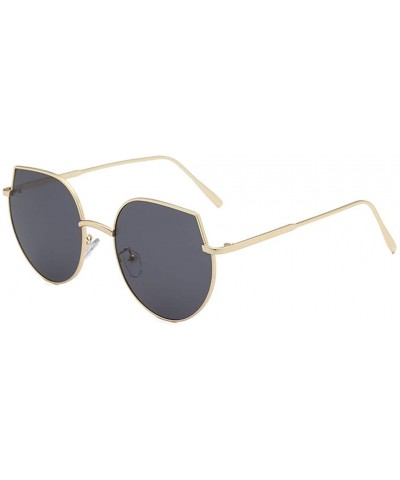 Women's Polarized Sunglasses Glasses Vintage Retro - Irregular Shape Mirrored Sunglasses for Women Flat - B - C719075MUL9 $7....