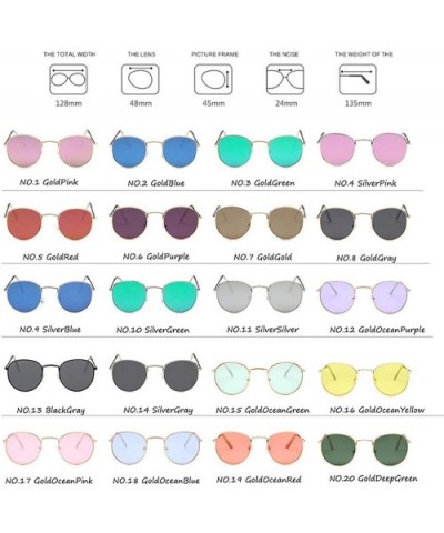 Vintage Oval Classic Sunglasses Women/Men Eyeglasses Street Beat Shopping Mirror Oculos De Sol Gafas UV400 - CH19856HL33 $17....