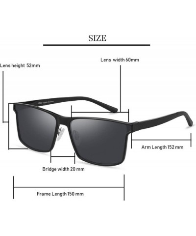Polarized Sunglasses for Men and Women- Al-Mg Metal Frame Ultra Light 100% UV Blocking Fashion Sun glasses - CJ194ENEYU4 $11....