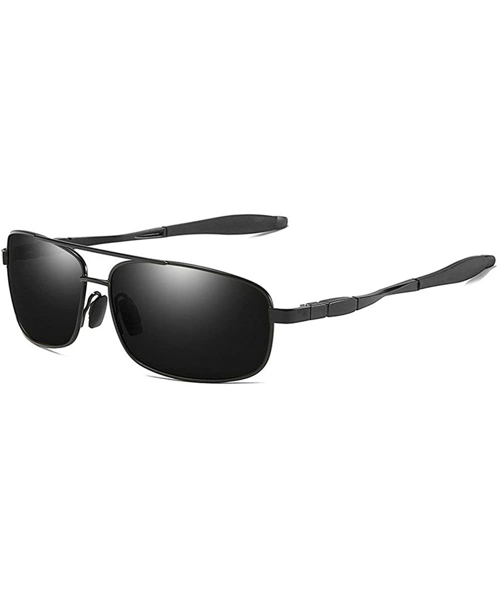 Myopic Polarized Sunglasses Men Women Nearsighted Glasses Fashion Metal square men's driving goggles UV400 - CM18SIEYXL7 $23....