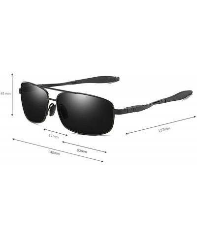 Myopic Polarized Sunglasses Men Women Nearsighted Glasses Fashion Metal square men's driving goggles UV400 - CM18SIEYXL7 $23....