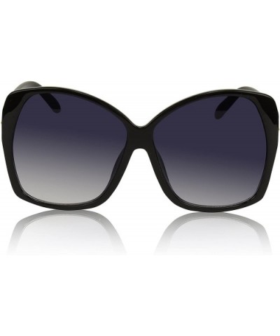 Oversized Sunglasses For Women/Men Square Butterfly Sun Glasses UV400 Protection - CS18EOM0XN2 $6.59 Round