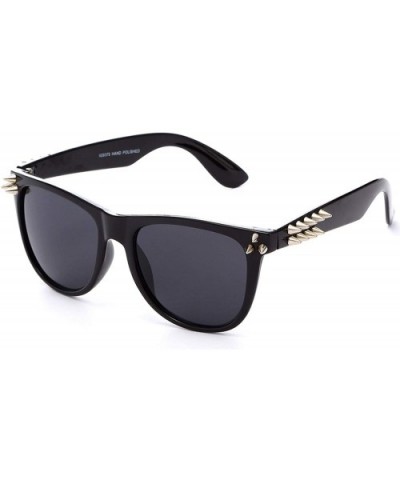 Punk Spiky Sunglasses Shape Fashion Spike Sunglasses Punk Design with Spikes Spiked Sunglasses with studs - C118K2ZA7QQ $9.48...