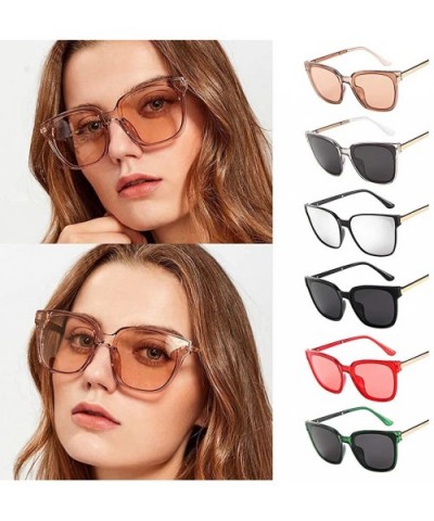 Polarized Fashion Sunglasses-Mirrored Lens Goggle Eyewear - White - C218OA5NZ69 $5.89 Rimless