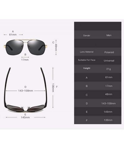 Metal film polarizing sunglasses Classic clam sunglasses for men and women - C - CS18QO3XYMZ $35.89 Aviator