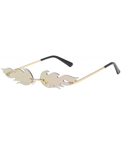 Fashion Man Women Irregular Shape Sunglasses Glasses Vintage Retro Style - C - C018TS2TYDY $4.66 Oval