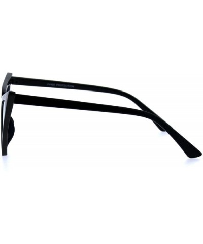 Womens Iconic Thin Plastic Gothic Retro Cat Eye Sunglasses - Black Blue - CN18GOD7A78 $5.93 Cat Eye