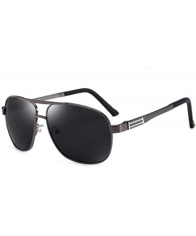 Polarized Sunglasses Aluminium Magnesium Accessories - Gun - CY18S569U9G $8.95 Aviator