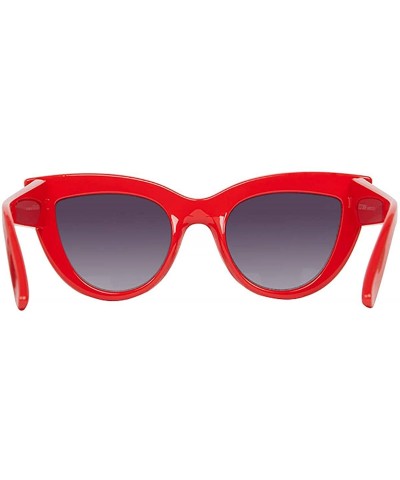 Women's Round Sunglasses - Sunset Red - CE193YQZ4QL $28.56 Sport