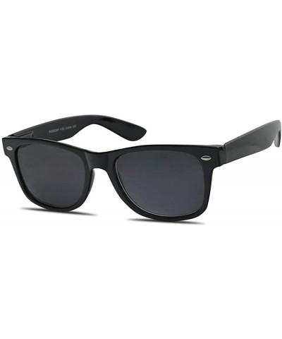 49mm Stylish Prescription Reading sunglasses Men & Women Readers +1.00 +4.00 - Black Frame - Black - CO18RGH6DUL $13.62 Round