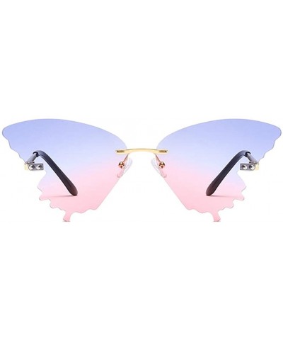 Women Polarized Sunglasses Summer Butterfly Gradient Shape Frame Fashion Vintage Retro Sunglasses - C - CP190OXAIGA $12.16 Ov...