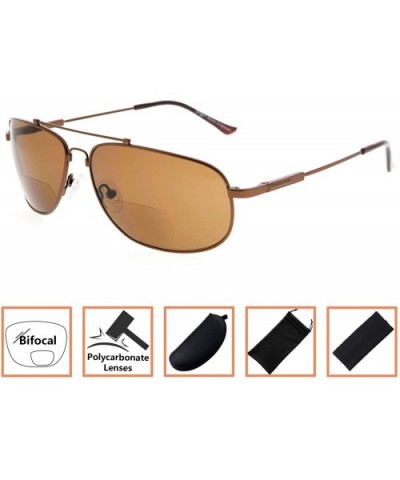 Memory Bifocal Sunglasses Flexible SUNSHINE READERS For Men And Women - Brown-brown-lens - CV18NNT7A4Q $8.04 Wayfarer