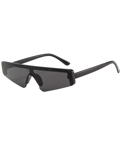 Irregular Sunglasses Protection Valentines - Black - CY18SZYHDLU $5.55 Rectangular