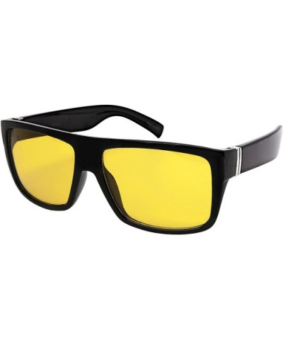 Square Frame Sunglasses with Night Driving 541075-ND - Black Frame/Night Driving - CA188520WOG $5.52 Wrap