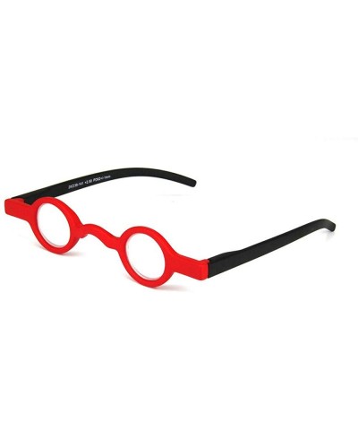 Small Round Sunglasses Women Retro Brand Designer Punk Sun Glasses Vintage Goggles Red Shades - Red&clear - CO192SLX2M0 $11.9...