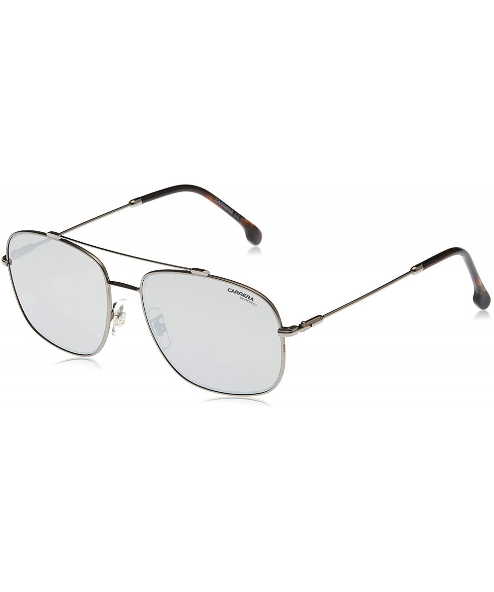 182/F/S Sunglasses CA182FS-06LB-T4-6017 - Ruthenium Frame- Silver Mirror Lenses- Lens- Gun Metal - CW18IH3W3QE $32.17 Sport