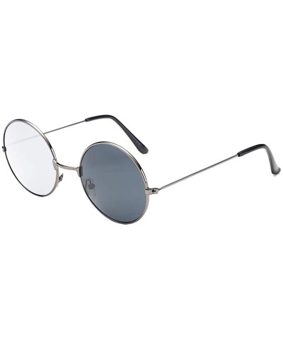 Mens Bifocal Mini Round Metal Vintage Transition Photochromic Reading Glasses UV400 Sunglasses - Gunmetal - CV18T46ACXT $23.9...