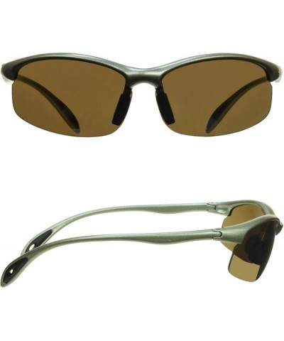 Super Lightweight Polarized Sunglasses for Small Head Sizes. - Silver - C518IGHWGZT $17.09 Rimless