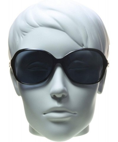 Bifocal Reading Sunglasses Sun Reader Women Sexy Oversized Frame - Black Silver - CX18D5X46MD $9.50 Square