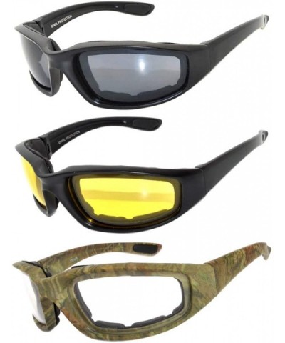 Riding Glasses - Assorted Colors (3 Pack) - C6184WS0TM8 $11.76 Sport