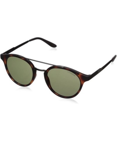 unisex-adult Ca123/S Round Sunglasses - Havana Dark Ruthenium/Green - CD12DAO37IP $38.34 Sport